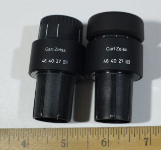 Carl Zeiss trinocular UV upright Microscope NICE includes illuminator 