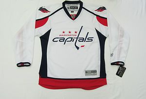 Washington Capitals NHL Hockey Jersey White M L XL XXL 2XL Free 