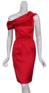 Carmen Marc Valvo Ravishing Red Party Eve Dress 12 New