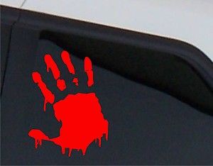   Print Zombie Outbreak Car Decal Sticker Halloween Decor JDM VW