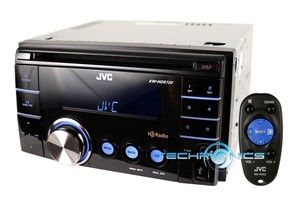 JVC Car Double DIN Stereo with HD Radio MP3 WMA CD Player Receiver 