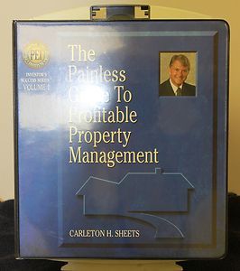 Carleton H Sheets The Painless Guide to Profitable Property Mgmt New 