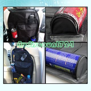 Black Auto Car Back Seat Organizer Multipocket Storage
