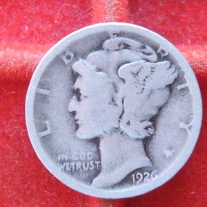 1926 D Mercury Winged Liberty Dime #5 LOW $1.44 Combined S&H 