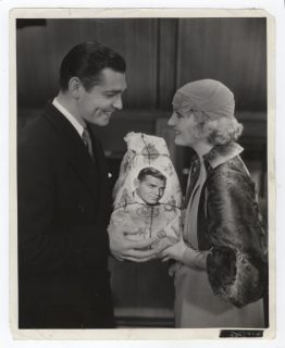Carole Lombard Clark Gable 1932 Vintage Portrait Christmas Spirit 
