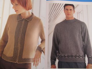   Handknits Knitting Knit 25 Pattern Magazine Book Sweater Cardigan JM05