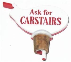 Vintage Ask for Carstairs Cork Bottle Pourer Stopper