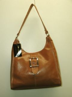 Margeaux Large Leather Hobo and Totes Handbag Tan