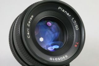Carl Zeiss Planar 50mm /1.7 T* Contax Nikon Canon EOS 4/3 Lens
