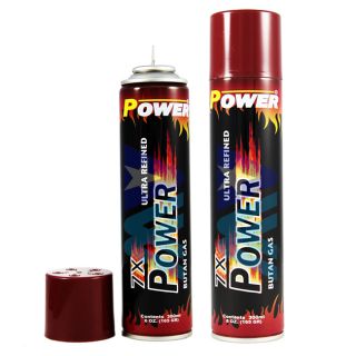 96 Cans Power 7x Butane Gas 7 x Super Refined Filtered Fuel 300 ml for 