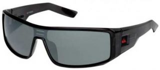 Quiksilver Carver Sunglasses   Crystal Black / Grey Chrome   New
