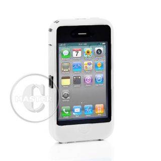  Heavy Duty Hard Muscle Box Case for iPhone 4 G 4S White 2 Tone