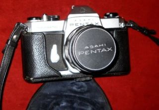 Pentax Spotmatic SP II w 50mm F1 4 Case Spii  KS Super II Camera 