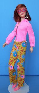 Vintage Mod 1967 Redhead TNT Casey Francie Barbie Doll in Sunny Slacks 