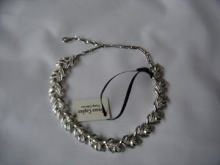 Susan Caplan Jewellery 1960s Vintage Coro Leaf Necklace Collar Costume 
