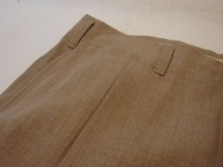 Vtg 50s Capps Fleck Atomic Hollywood Wool Dress Pants Drop Loop Swing 