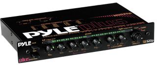 Pyle Car Stereo PLE520P New 5 Band Rotary Control Pre Amp Parametric 