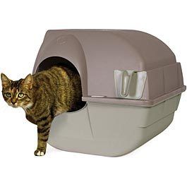 Omega Paw Large Self Cleaning Cat Kitty Litter Box