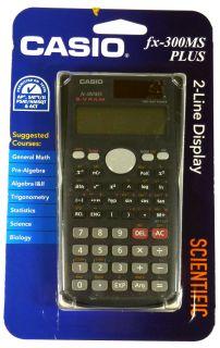 Casio FX300 MS Scientific Calculator with 240 Built in Functions Slide 