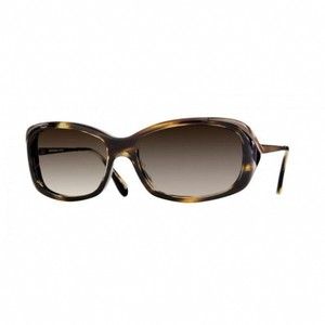 Oliver Peoples Caressa 1003 13 Cocobolo Mink Gradient Sunglasses 58mm 