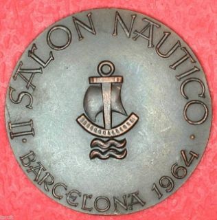 Carrack SHIP Splendid Spanish Medal Salon Nautico 1964