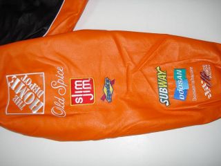 NASCAR Tony Stewart  Leather Emboidered Jacket JH Design L 