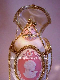 Russian Music Box Cameo Egg Plays Von Weber Overture 3