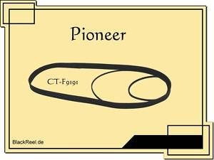 Pioneer Ct F9191 Riemen Rubber Belts Cassette Deck