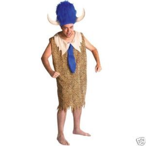 NEW Caveman Fred Stone Flint Water Buffalo Lodge Member Adult Costume 