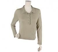   polo style sweater from the carson kressley perfect line has five