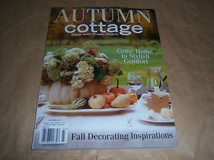 Autumn Cottage Magazine Autumn 2012 Fall Decorating Inspirations BRAND 