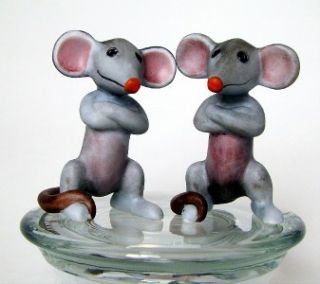 Set 2 Casar Mouse Porcelain Rosina Wachtmeister Goebel