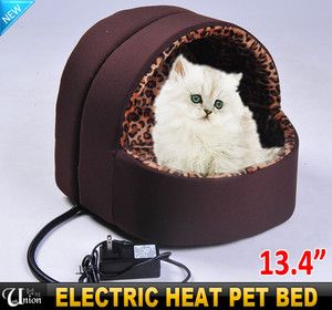    Electric Heat Pet Bed Pad House Warmer Dog Cat Litter Animal Coffee