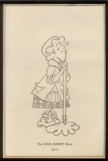 1969 Maid Drawing The Carol Burnett Show TV Trade Ad