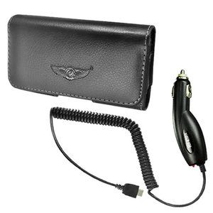 Black pouch case Car Charger for Samsung Galaxy S II 2 Epic Touch 4G 