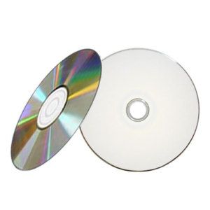 50 Pieces 52X White Inkjet HUB Printable Blank CDR CD R Disc