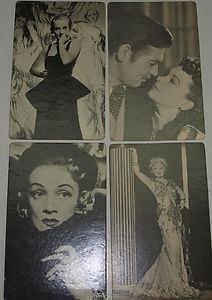 Mae West,Carole Lombard,Marlene Dietrich, Clark Gable & Vivien Leigh 