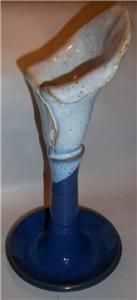 Salvaterra Weaverville North Carolina Pottery Cala Lily Candle Lamp 