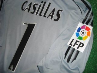Casillas Real Madrid Last Zidane Game Match Un Worn Shirt