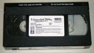 CONNECTICUT YANKEE IN KING ARTHURS COURT VHS MOVIE   MCA Home Video 