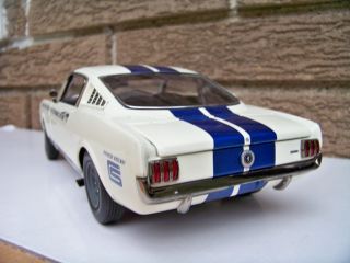 18 Acme 1965 White Carroll Shelby Driving School Mustang GT350 SKU 