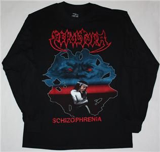 Sepultura Schizophrenia87 Soulfly Cavalera s XXL New Black Long 
