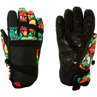 2012 Celtek Ski Snowboarding Faded Rasta Gloves 12MSFADERST2 Size S 