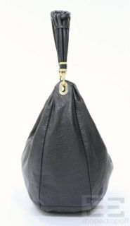 CC Skye Black Leather Jackie O Hobo Bag