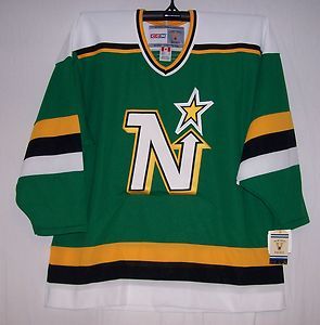 Minnesota North Stars 1990 CCM Vintage Green 550 Jersey XXL