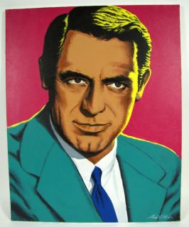 Cary Grant Acrylic Painting Mark Hild II Portrait US Icon Artwork 30 x 