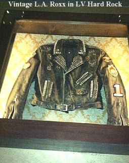 Madonna Custom Hand Painted Leather Collectors Rocker Jacket REDUCED 