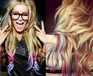 64 Colors Temporary Color Dye Hair Chalk Pastel DIY Salon Kit Club 