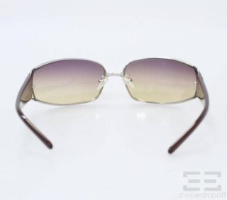 Celine Burgundy Gradient Square Frame Sunglasses SC 1088