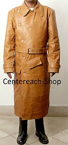 WW1 R F C Leather Flying Coat WWII German Coat Military Coat All Sizes 